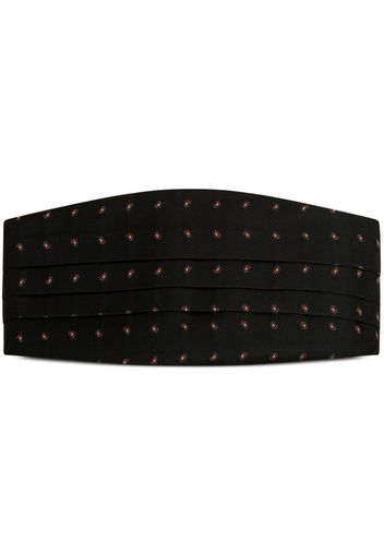 ETRO paisley-print silk cummerbund - Black