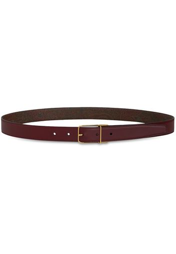 ETRO reversible buckled leather belt - Brown