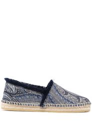 Etro paisley-print espadrilles - Blue