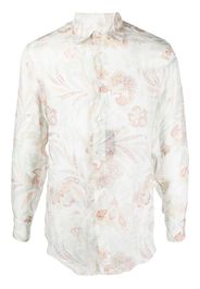 ETRO Camicia floral-print shirt - White