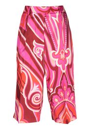 ETRO all-over graphic-print shorts - Pink