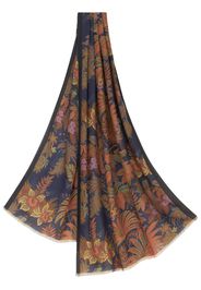 ETRO floral-print frayed-edge scarf - Multicolour