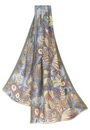 ETRO floral-print cashmere silk-blend scarf - Multicolour