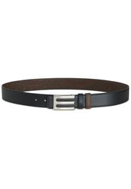 ETRO logo-buckle reversible leather belt - Black