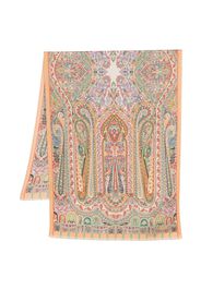 ETRO Delhi cashmere-silk blend scarf - Orange