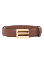 ETRO logo-buckle leather belt - Brown