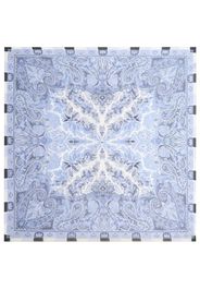 ETRO paisley-print silk scarf - Blue