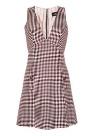 ETRO geometric-patterned mini dress - White