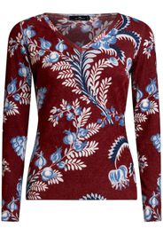 ETRO floral-print knitted top - Red
