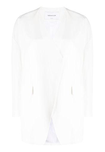 Fabiana Filippi V-neck wrap blazer - White