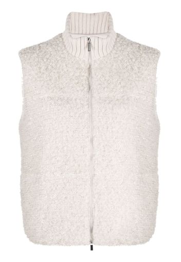 Fabiana Filippi textured-finish gilet - Neutrals