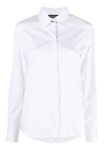 Fabiana Filippi bead-embellished long-sleeve shirt - White