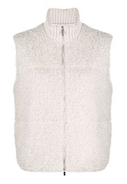 Fabiana Filippi textured-finish gilet - Neutrals