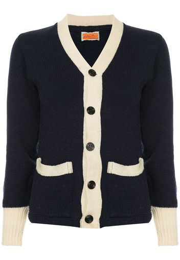 Fake Alpha Vintage 1950's knit cardigan - Blue