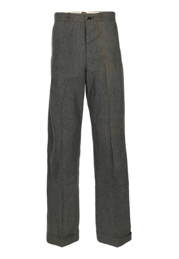 1940s tailored loose-fit trousers