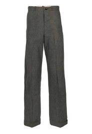 1940s tailored loose-fit trousers