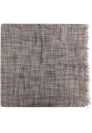 Faliero Sarti check-print scarf - Brown