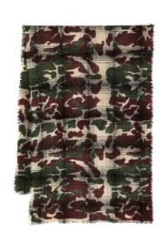 Faliero Sarti abstract-print fine-knit scarf - Multicolour