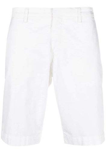 Fay straight-leg Bermuda shorts - White