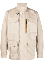 Fay flap-pockets parka - Neutrals