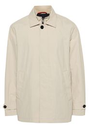 Fay Morning crinkled shirt jacket - Neutrals