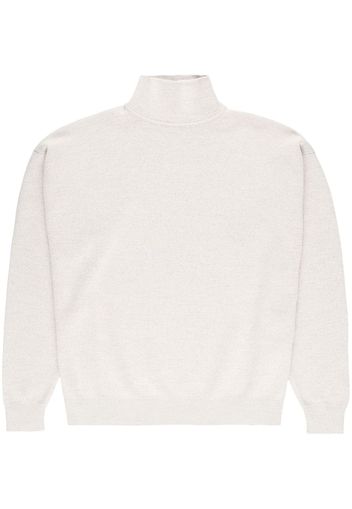 Fear Of God roll-neck knitted sweater - White