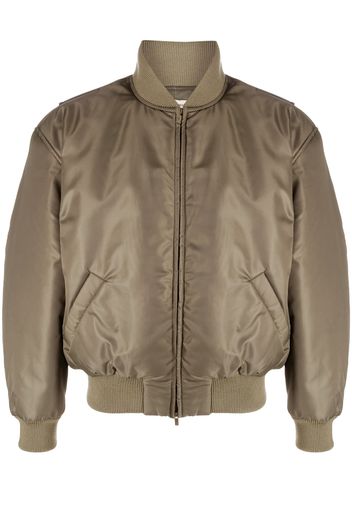 Fear Of God zip-up wool-blend bomber jacket - Green