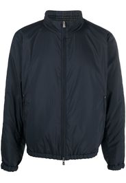 Fedeli check-pattern reversible virgin-wool coat - Blue