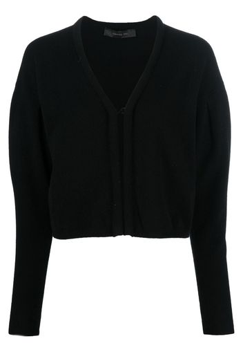 Federica Tosi fine-knit V-neck cardigan - Black
