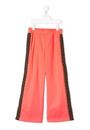 Fendi Kids logo track pants - Orange