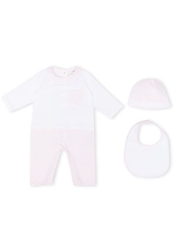 two-tone babygrow set