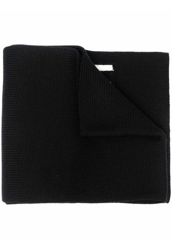 Fendi intarsia-knit logo scarf - Black