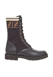 Fendi Rockoko combat boots - Black