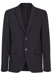 logo trim blazer