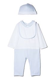 Fendi Kids FENDI BABY UNISEX PJ SET WHITE TOP BLUE
