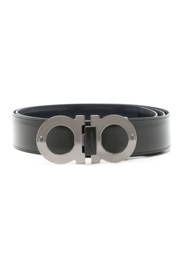 Ferragamo Gancini reversible leather belt - Black