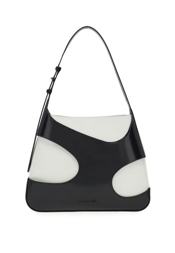 Ferragamo cut out-detail shoulder bag - Black