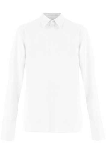 Ferragamo long-sleeve button-up shirt - White