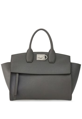 Ferragamo Studio Soft leather tote bag - Grey