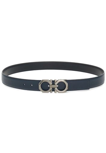 Ferragamo Gancini-buckle reversible belt - Blue