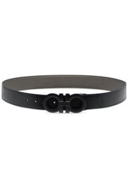 Ferragamo Gancini-buckle reversible belt - Black