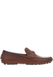 Ferragamo Gancini leather loafers - Brown