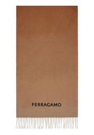Ferragamo ombré-effect cashmere scarf - Brown