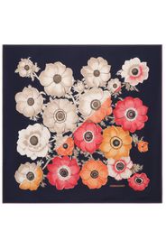 Ferragamo floral-print silk scarf - Blue