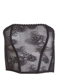 Fleur Du Mal Bouquet corset - Black