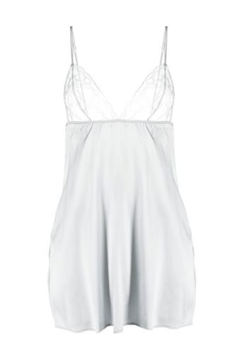 Fleur Of England Sigrid silk slip - Grey