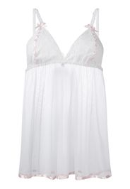 Folies By Renaud 'Antoinette Babydoll' slip - White