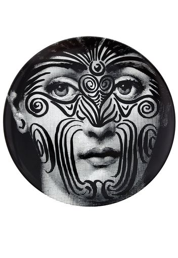 Fornasetti printed plate - Black