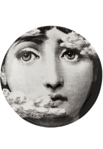 Fornasetti printed dish - Grey