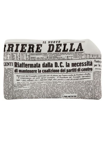 Fornasetti 'II Corriere della Sera' dish - Grey